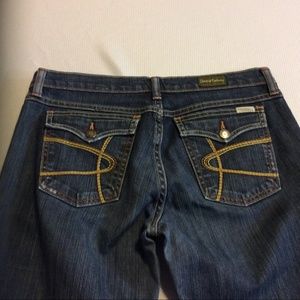 DAVID KAHN “NIKKI” MED WASH BOOTCUT JEANS $176